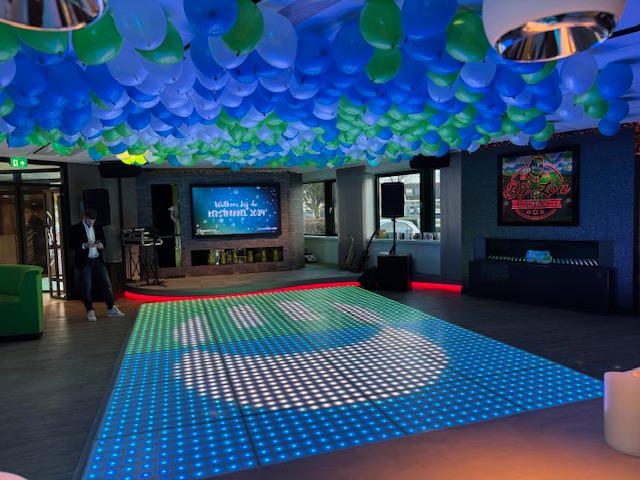 LED verlichte dansvloer