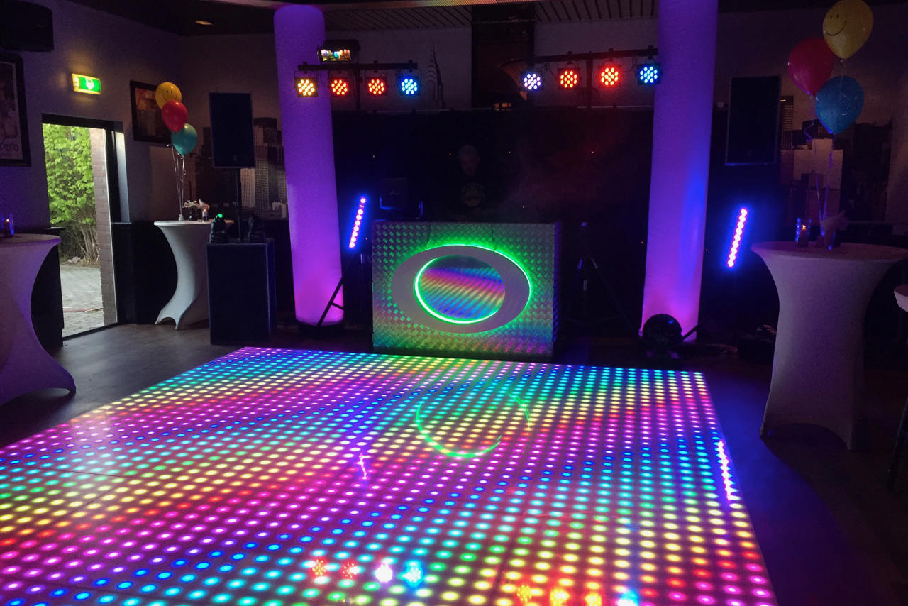 Verlichte dansvloer