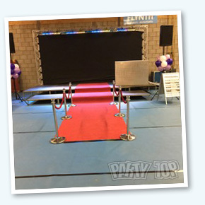 Podium met catwalk