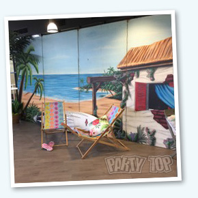 Decor Strand & Huisje