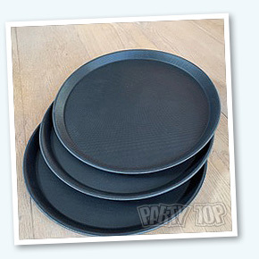 Dienbladen rond