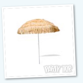 Raffia parasol